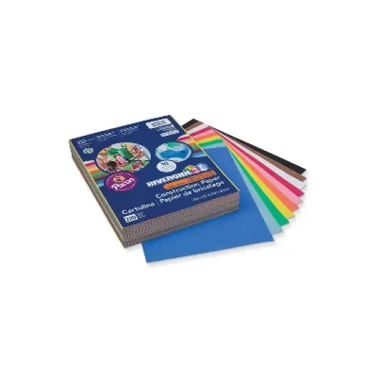 Pacon Construction Paper 220-Sheet Acid-Free 9"Wx12"L Assorted 103645 image {2}