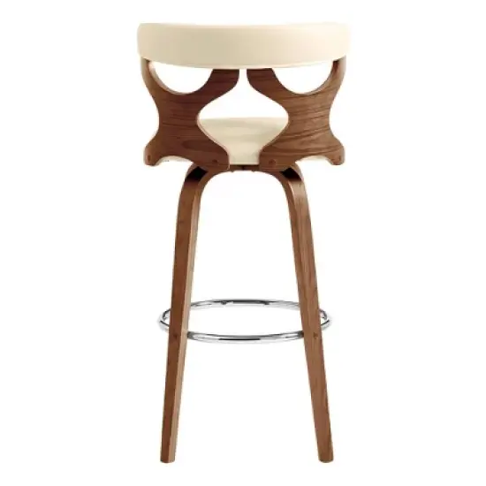 26" Zenia Swivel Counter Height Barstool - Armen Living image {4}