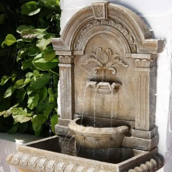 Sunnydaze 51"H Electric Polyresin Ornate Lavello Outdoor Water Fountain image {8}
