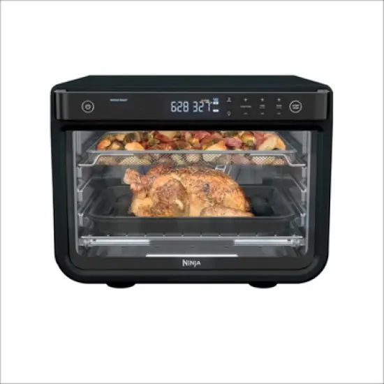 Ninja Foodi 8-in-1 XL Pro Air Fry Oven DT202BK: Toaster Oven, 1800W, Dishwasher-Safe, Black, Includes Wire Rack & Recipes image {8}