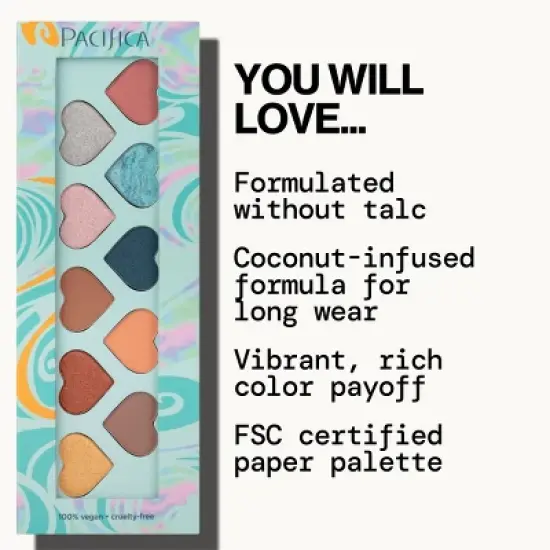 Pacifica Malibu Eye Shadows Palette - 0.2oz image {5}