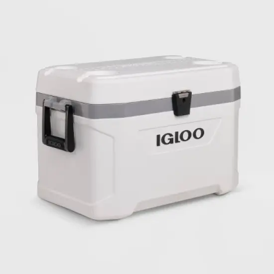 Igloo Latitude Marine Ultra 54 Quart Cooler - White image {6}