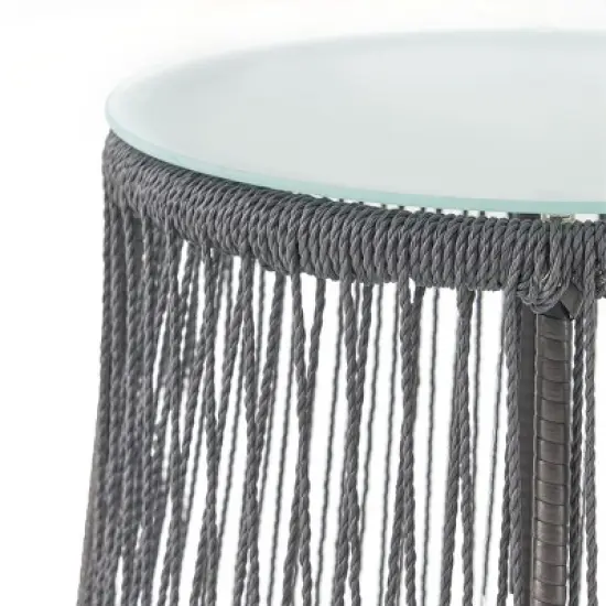 MOEPISY Outdoor Side Table, Grey image {8}