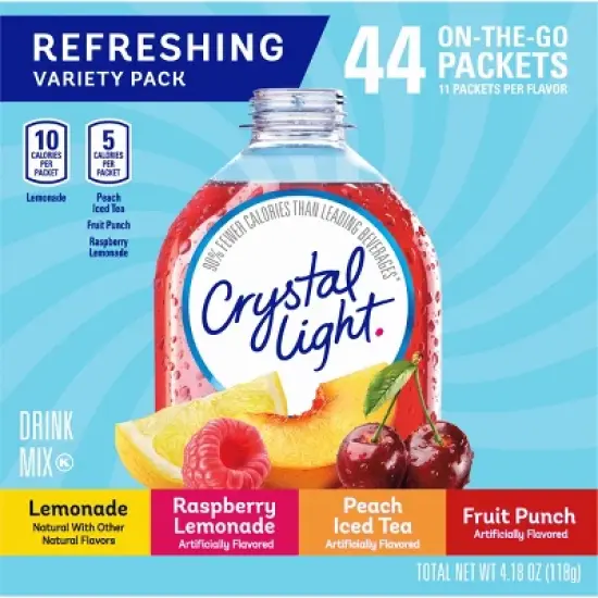 Crystal Light On The Go Variety Pack - 44ct Packets image {4}