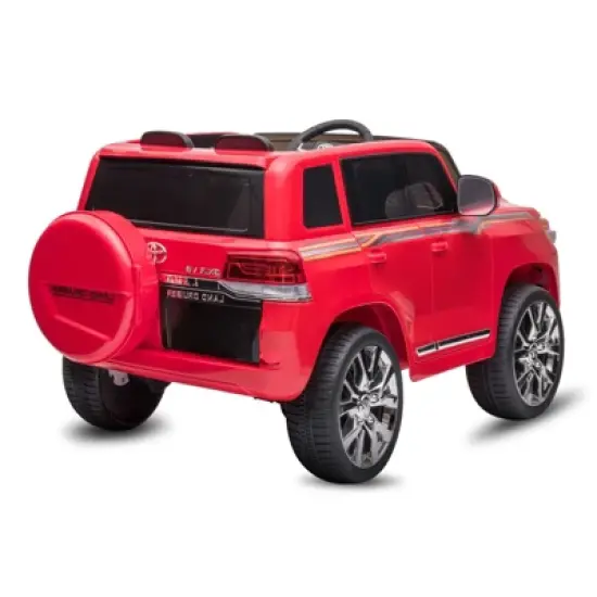 2 Seater Ride On Car for Kids, 12V Cruiser Car, Battery Powered Electric Car w/Remote Control,  LED Lights, Music Player, Gift for Boys Girls 3-8 image {8}