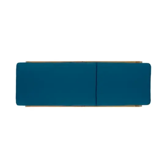 Christopher Knight Home Maki Outdoor Acacia Wood Chaise Lounges with Cushion (Set of 2) image {5}