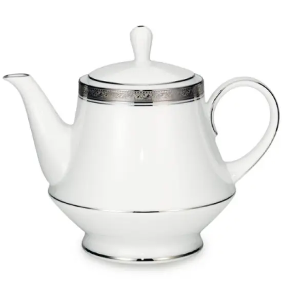 Noritake Crestwood Platinum Teapot image {2}