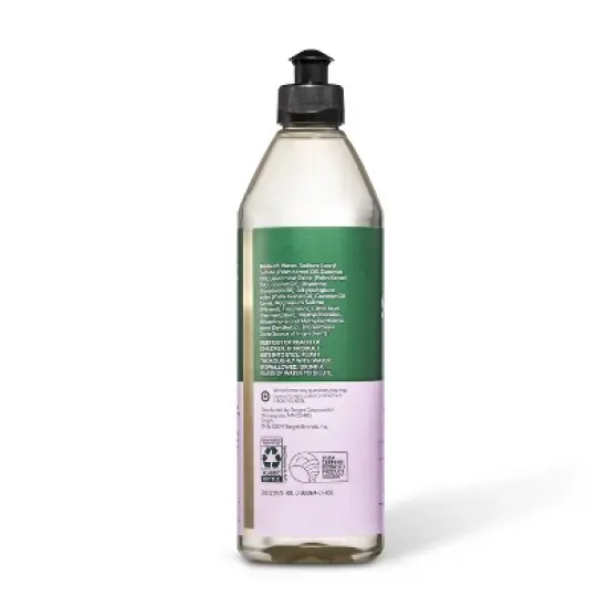 Lavender & Bergamot Liquid Dish Soap - 18 fl oz - Everspring&trade; image {1}