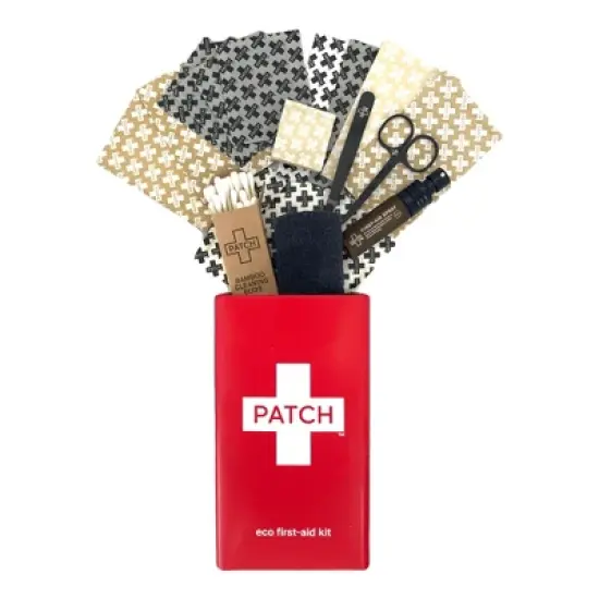 Patch Eco First Aid Kit, Travel Tin, 77 Count image {2}