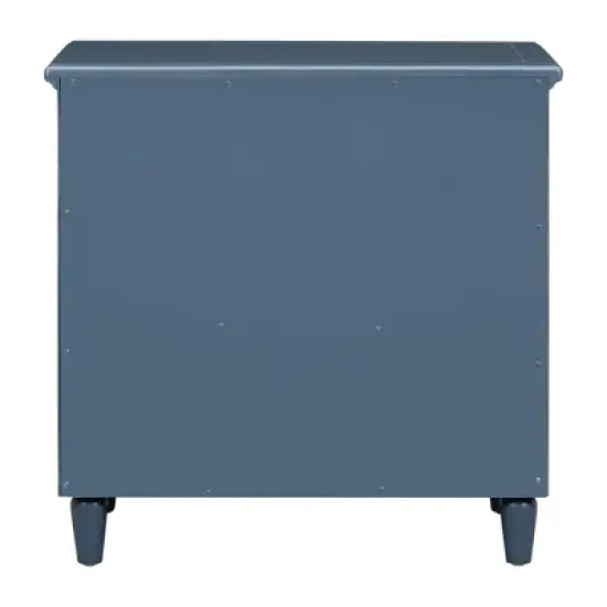 Kumasinova 28" Modern Nightstand with Smooth Metal Glides,Wood Night Stand with Drawers,Spacious Bedside Table for Living Room,Bedroom Furniture image {4}