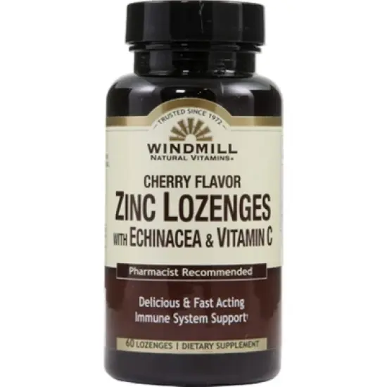 Windmill Zinc Lozenges Vitamin C & Echinacea, 60 ct image {3}