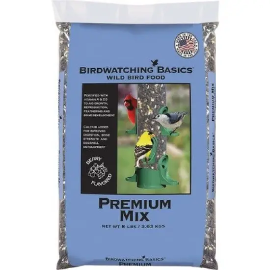 Birdwatching Basics 8 Lb. Premium Blend Wild Bird Food image {1}