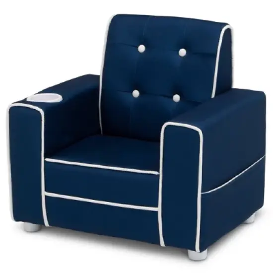 Delta Children Chelsea Kids' Upholstered Chair with Cup Holder image {5}