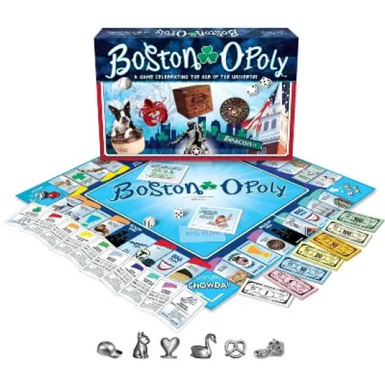 Late For The Sky: Boston-Opoly Monopoly Board Game image {3}