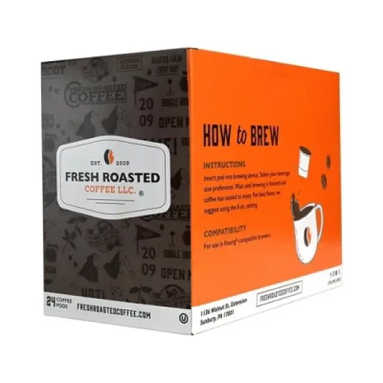 Fresh Roasted Coffee - 48 CT Organic Peruvian Medium Roast Single Serve Pods image {3}
