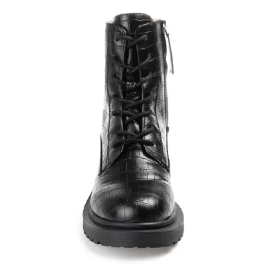 Journee Collection Womens Chandlerr Tru Comfort Foam Inside Zip Block Heel Booties image {5}