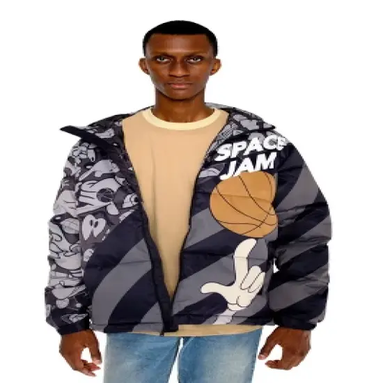 Members Only Men's Space Jam Puffer Jacket image {2}