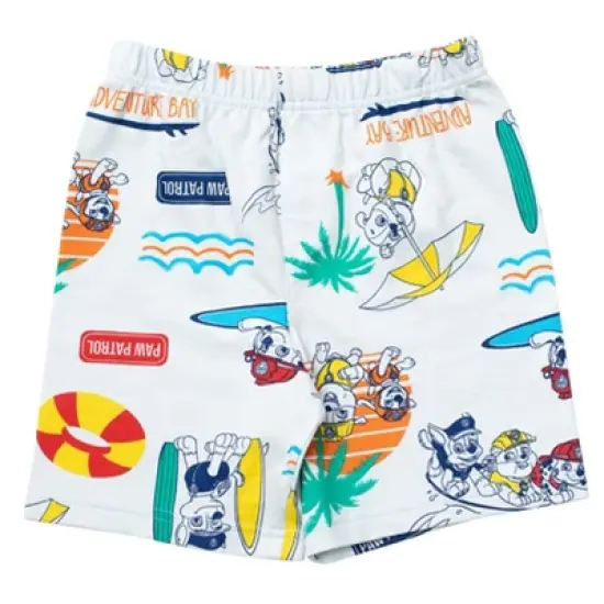 Paw Patrol Rubble Marshall Chase French Terry T-Shirt and Shorts Outfit Set Toddler  image {4}