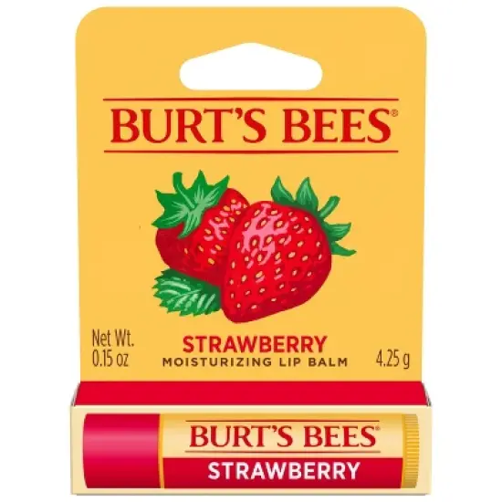 Burt's Bees Lip Balm - Strawberry - 0.15oz image {11}