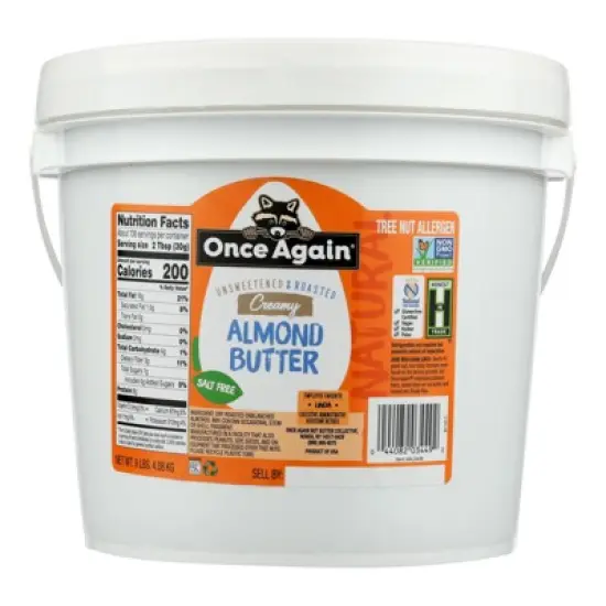 Once Again - Almond Butter - Smooth - Single Bulk Item - 9 lb image {2}