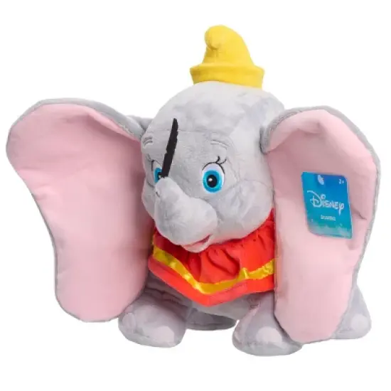 Disney Dumbo Plush Medium: Stuffed Character Toy, Polyester Material, Elephant Theme image {4}