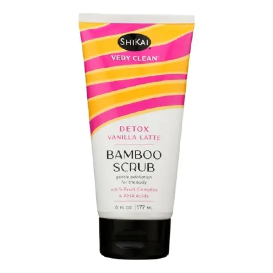 Shikai Vanilla Latte Detox Bamboo Scrub - 6 fz image {4}