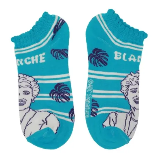Golden Girls Character Illustrations Women's 5-Pair Ankle Socks image {2}