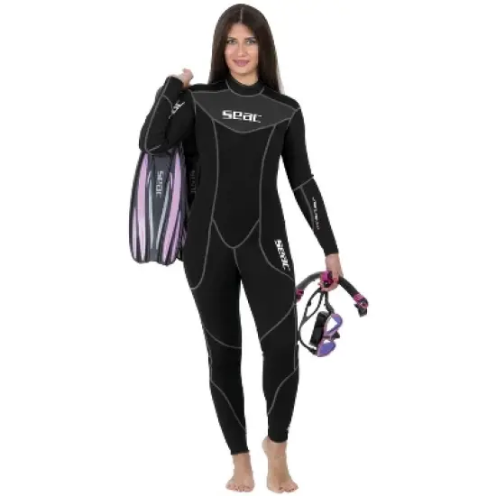 SEAC Sense Black Women's One-Piece Wetsuit image {1}