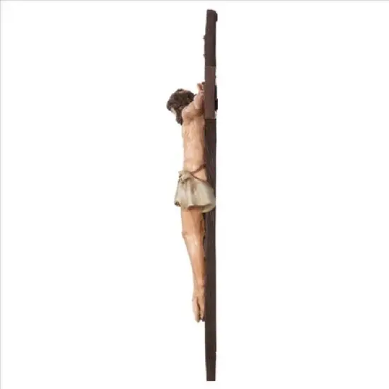 Design Toscano Crucifixion of Christ Cross Wall Sculpture: Medium image {4}
