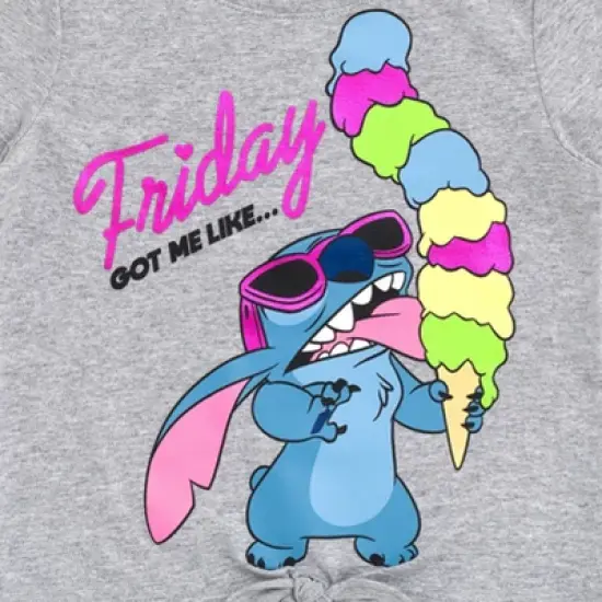 Disney Lilo & Stitch Girls 3 Pack T-Shirts Little Kid to Big Kid image {8}