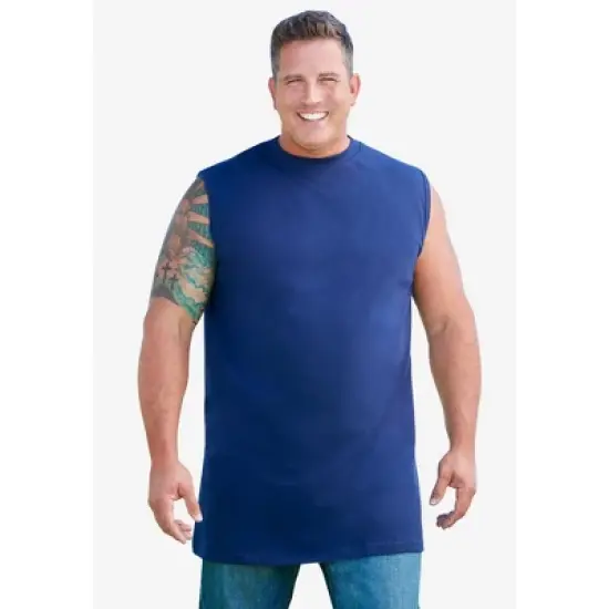 Boulder Creek by KingSize Longer-Length Heavyweight Muscle Tee image {2}