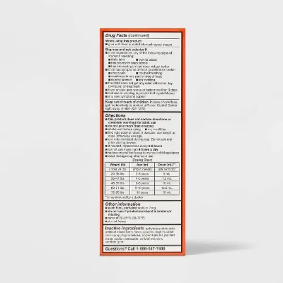 Ibuprofen 100mg Child DF NSAID Berry Suspension - 8 fl oz - up&up&trade; image {3}