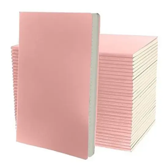 Simply Genius A5 Dotted Notebooks with Softcover - Journals for Writing - Grid Notebook - 92 pages, 8.2" x 5.5" (Pink, 6 pack) image {8}