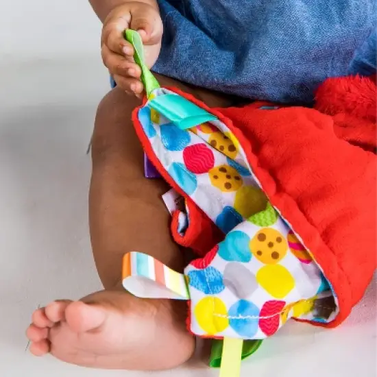 Bright&nbsp;Starts&nbsp;Snuggles with Elmo&nbsp;Baby's First Soothing Blanket image {3}