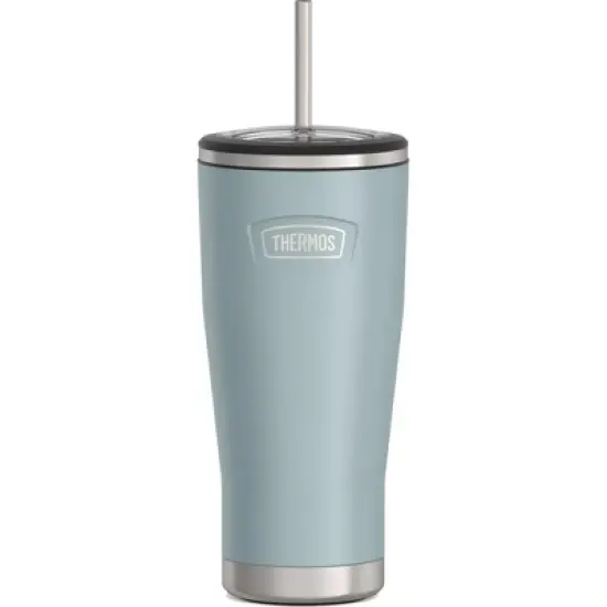 Thermos 24 oz. Icon Insulated Stainless Steel Cold Tumbler with Straw image {3}