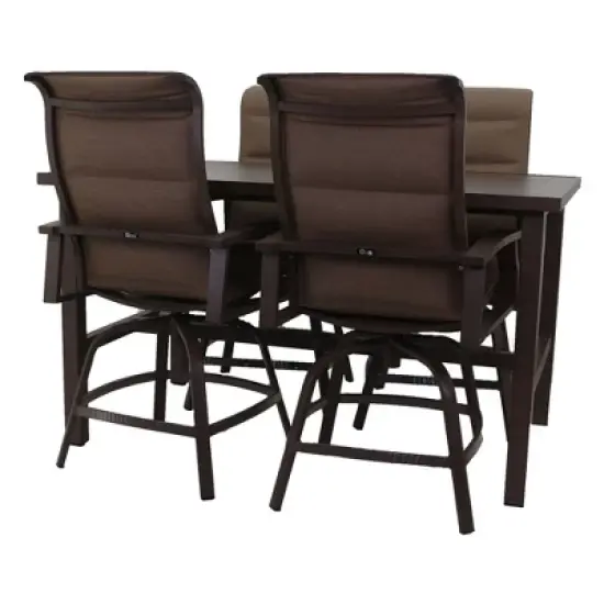 Courtyard Casual Madison 5 pc Balcony Set  Includes:  One Balcony Table and Four Swivel Balcony Bar Stools image {10}