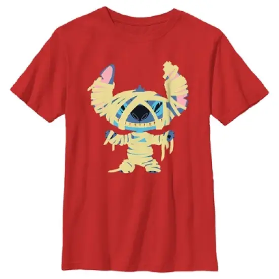 Boy's Lilo & Stitch Halloween Mummy Stitch T-Shirt image {3}