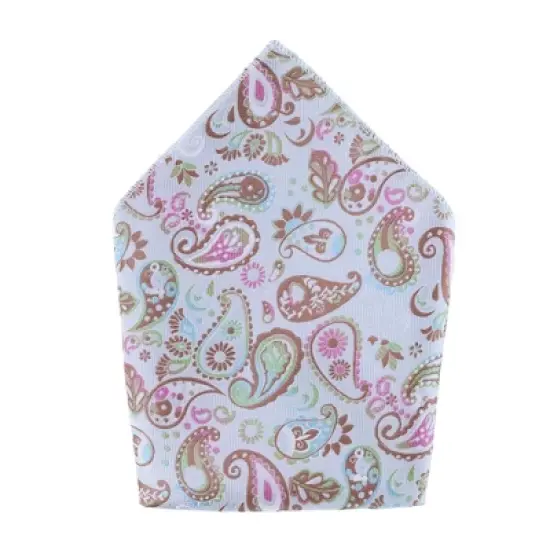 CTM Men's Swirl Bow Tie and Pocket Square image {3}