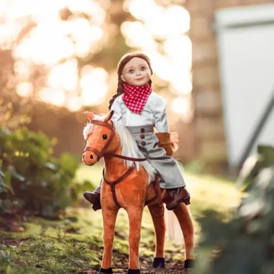 The Queen's Treasures 18 Inch Doll 8 Piece Complete Frontier Girl Outfit, Hat and Boots image {2}