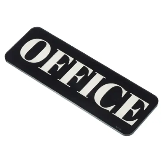 Unique Bargains Acrylic Self-Adhesive Waterproof Decor Business Office Sign image {6}