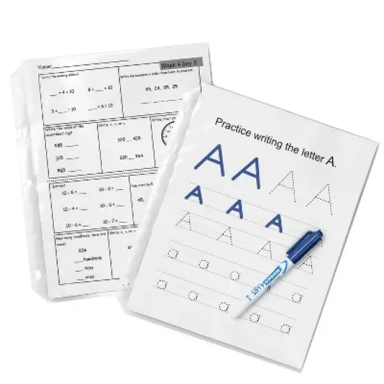 Avery Clear Economy Sheet Protectors, Top Load, 100 Document Protectors (75183) image {2}