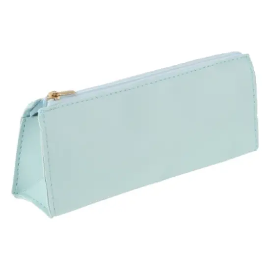 Unique Bargains Faux Leather Zipper Pencil Case image {10}