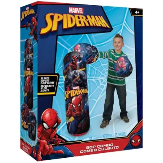 Hedstrom: Spider-Man 36" Bop Bag & Glove Set - Ages 4+ image {1}