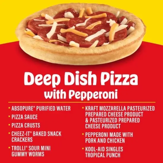 Lunchables Deep Dish Pepperoni Pizza - 15.12oz image {3}