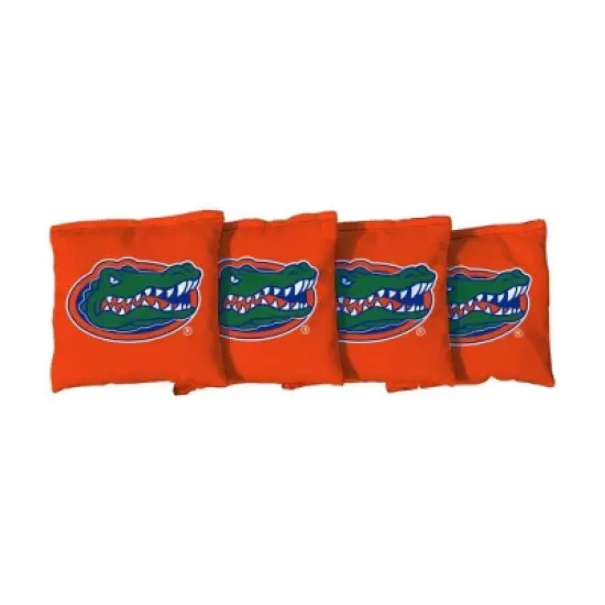 NCAA Florida Gators Corn-Filled Cornhole Bags Orange - 4pk image {1}