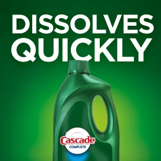 Cascade Citrus Breeze Scent Complete Dishwasher Detergent Gel with Dawn Grease Fighting Power - 75oz image {2}