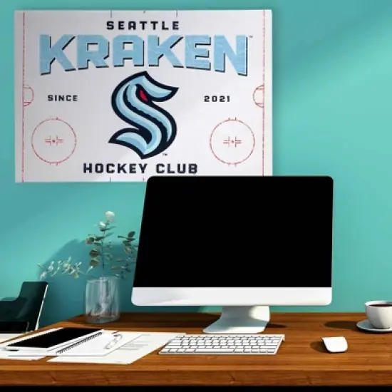NHL Seattle Kraken Rink Canvas image {4}