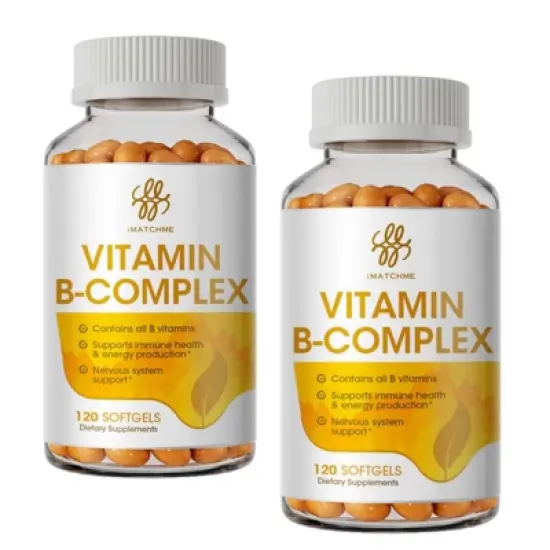 MM IMatchme Vitamin B Complex Capsules, with Vitamin B1, B2, B3, B6, B12 image {9}