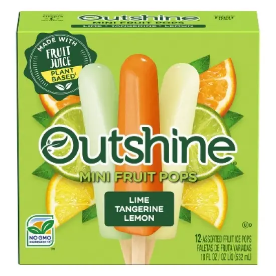 Outshine Lime Tangerine & Lemon Frozen Fruit Bars - 12ct image {15}