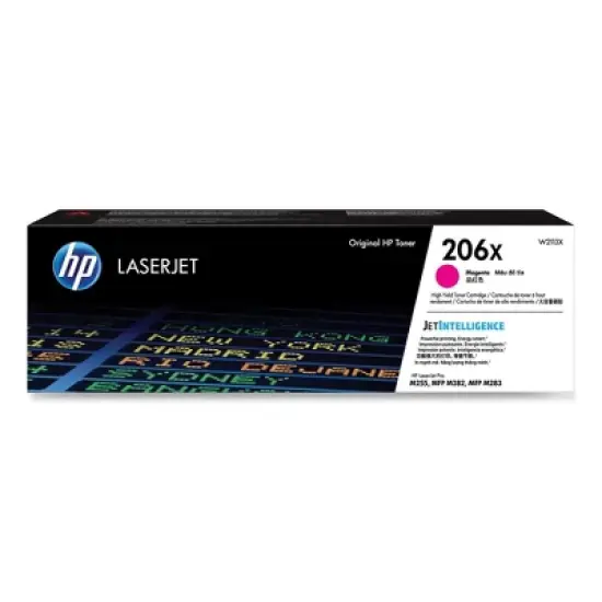 HP 206X  Magenta High Yield Toner Cartridge for M255dw image {1}
